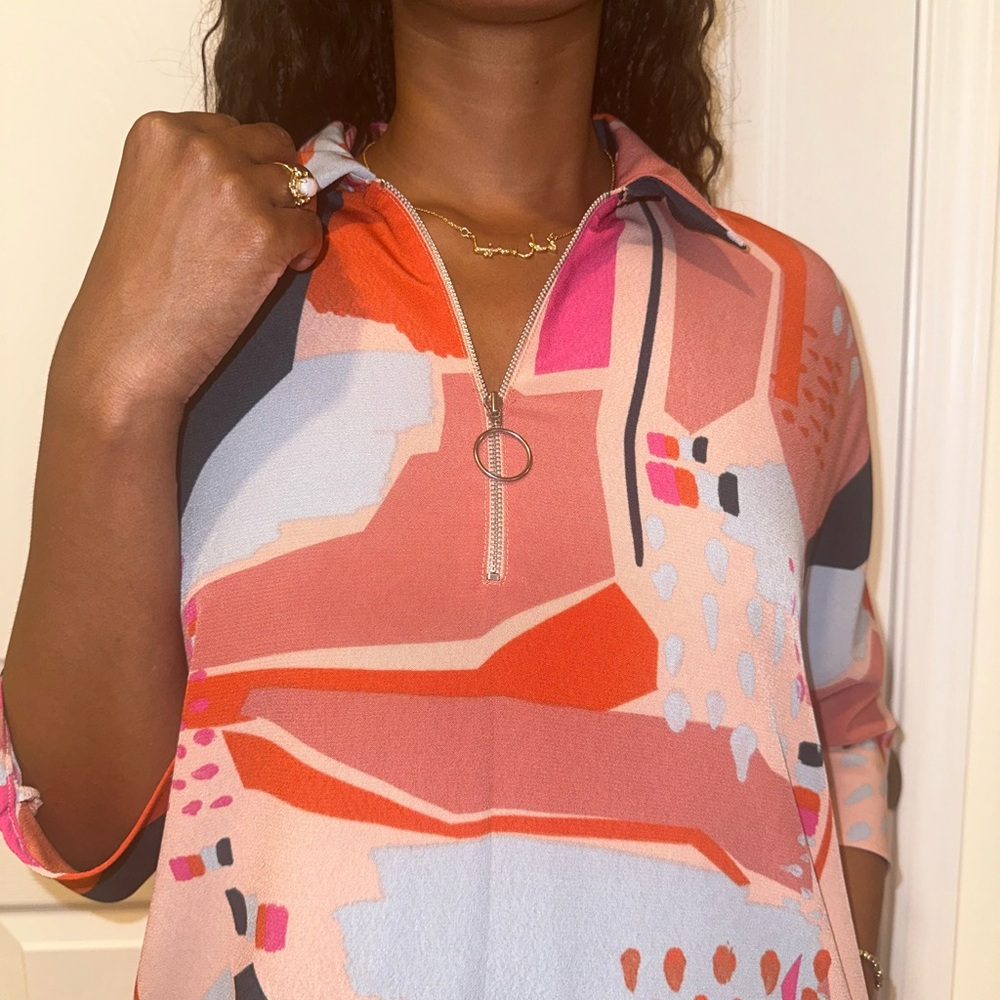 Monki Printed dress with pockets